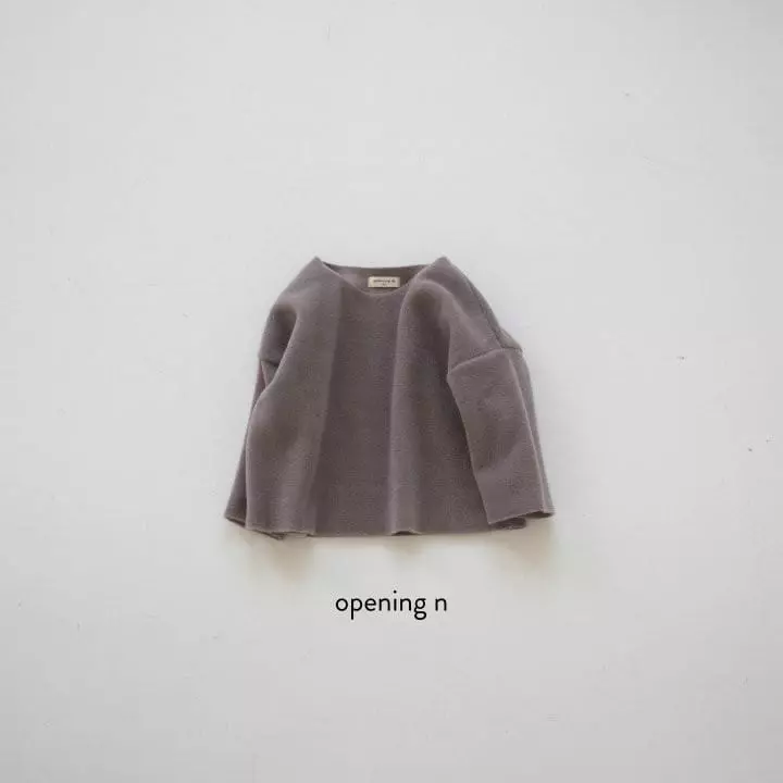 Opening & - Korean Children Fashion - #childrensboutique - Fleece Tee - 3