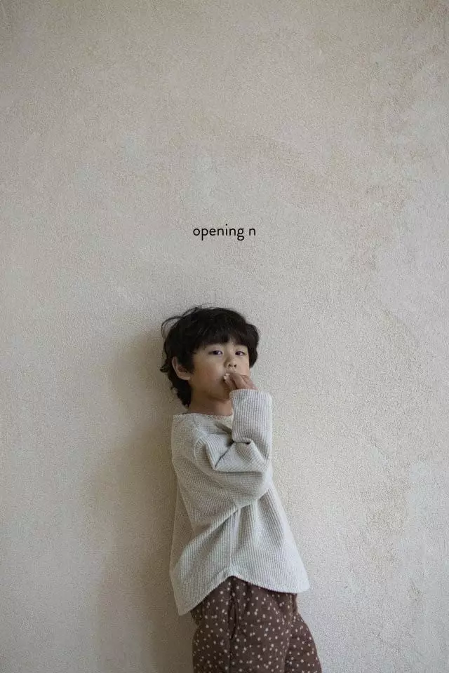 Opening & - Korean Children Fashion - #childrensboutique - Bubble Rib Top - 11