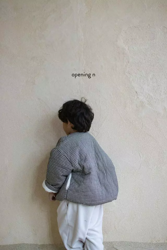 Opening & - Korean Children Fashion - #childrensboutique - Lala Check Jumper - 8