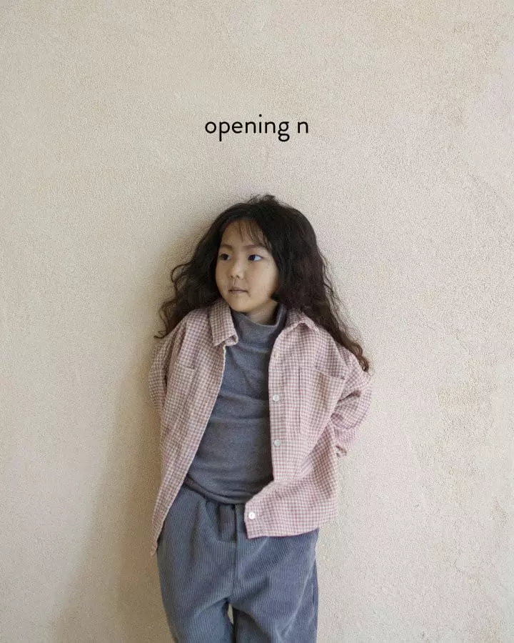 Opening & - Korean Children Fashion - #childrensboutique - High Check Shirt - 7
