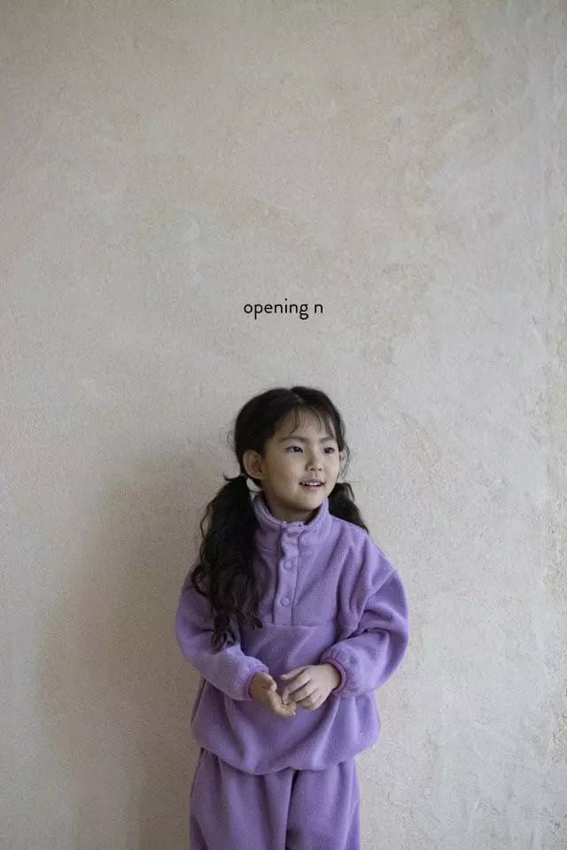 Opening & - Korean Children Fashion - #designkidswear - Warm leece Pull Up - 8