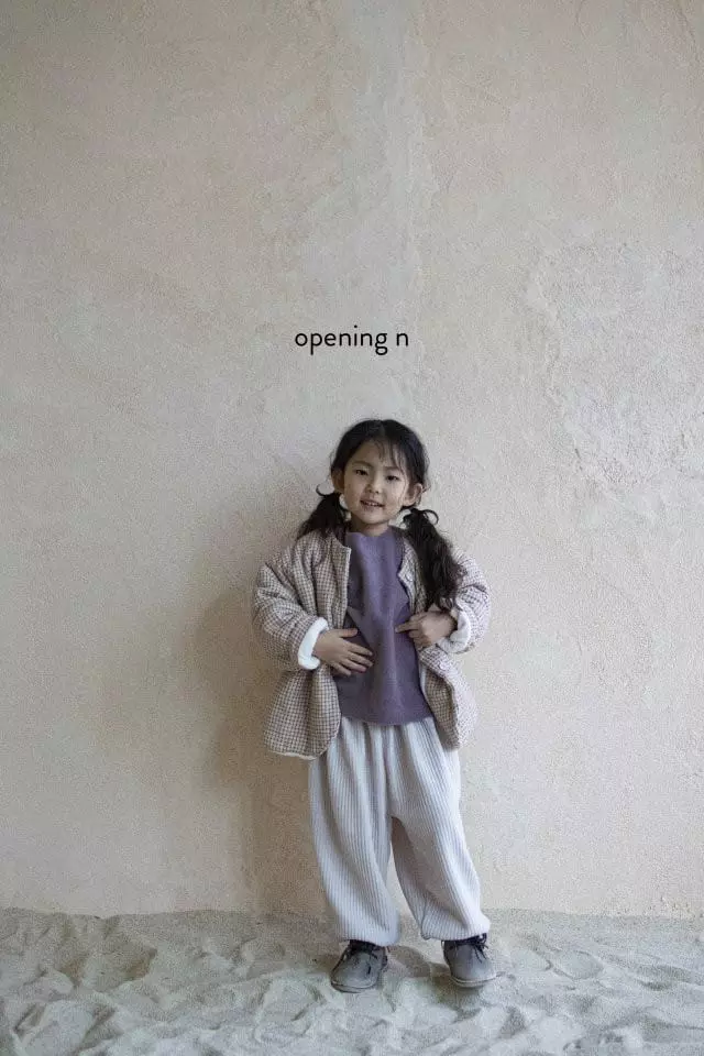 Opening & - Korean Children Fashion - #designkidswear - Lala Check Jumper - 9