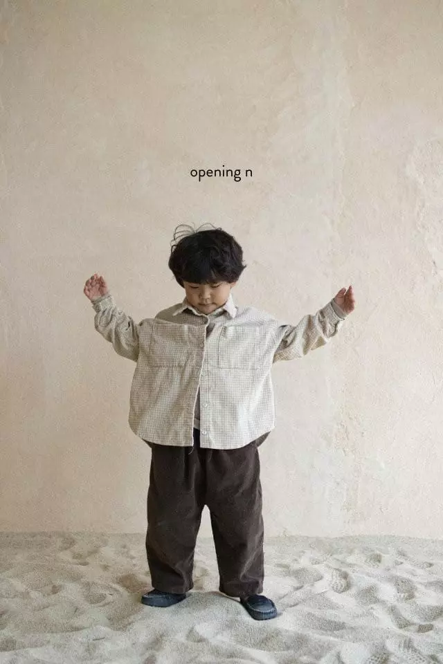 Opening & - Korean Children Fashion - #designkidswear - High Check Shirt - 8
