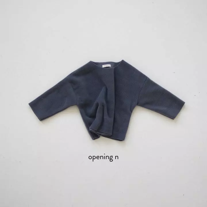 Opening & - Korean Children Fashion - #discoveringself - Fleece Tee - 5