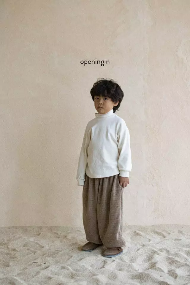 Opening & - Korean Children Fashion - #discoveringself - Bang Turtleneck Tee - 12