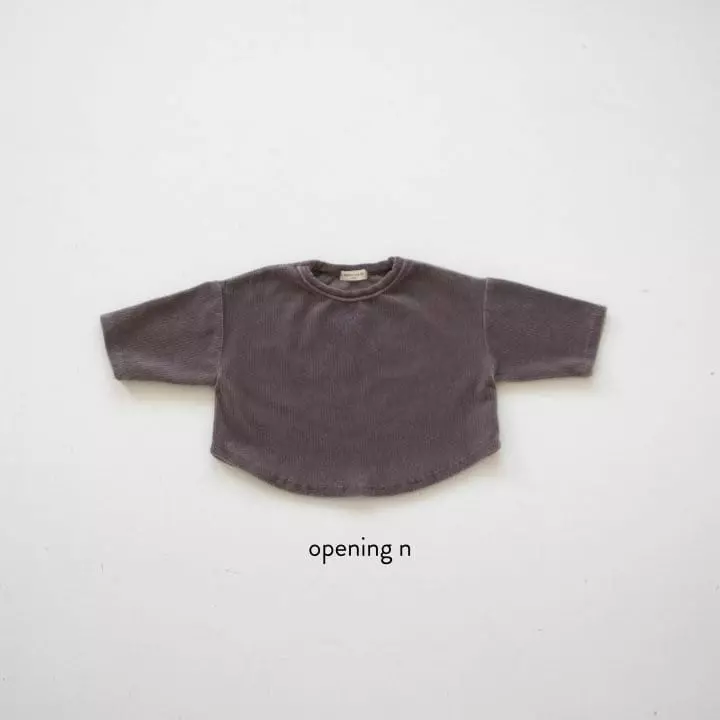 Opening & - Korean Children Fashion - #fashionkids - Abell Veloure Tee - 2