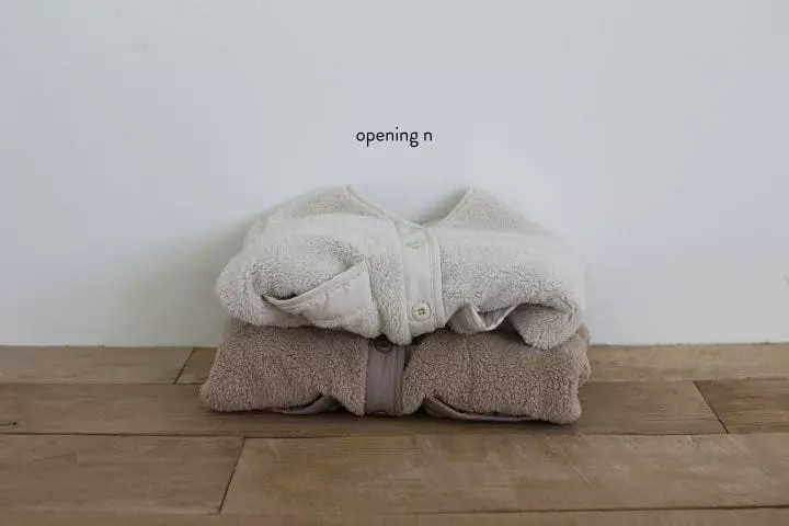 Opening & - Korean Children Fashion - #fashionkids - Super Boa Cardigan