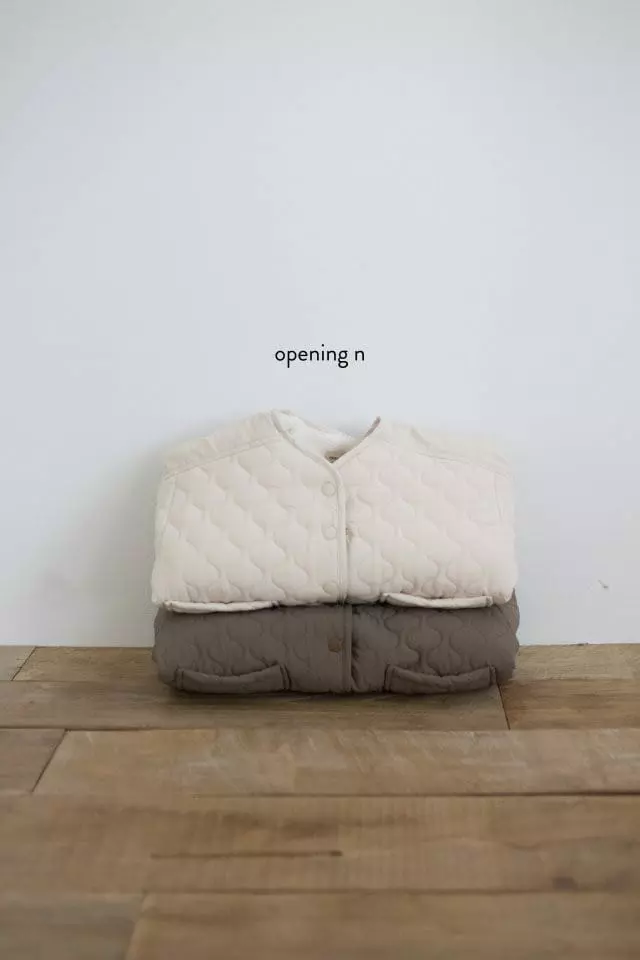 Opening & - Korean Children Fashion - #kidsshorts - Small Quilting Jacket - 5