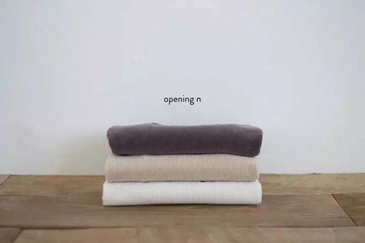 Opening & - Korean Children Fashion - #kidsshorts - Abell Veloure Tee - 4