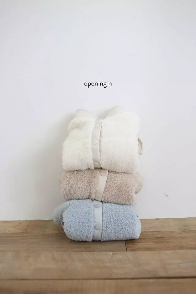 Opening & - Korean Children Fashion - #kidsstore - Boa Cardigan - 2