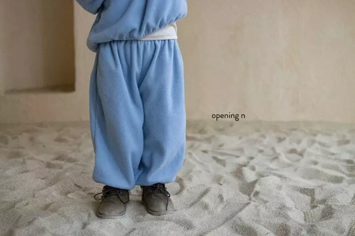 Opening & - Korean Children Fashion - #kidzfashiontrend - Warm Fleece Pants - 12
