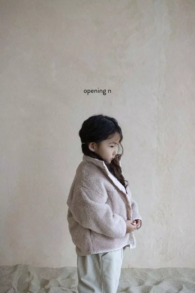 Opening & - Korean Children Fashion - #kidzfashiontrend - Boa Cardigan - 3