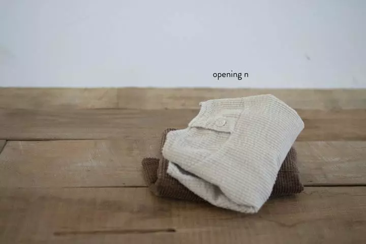 Opening & - Korean Children Fashion - #kidzfashiontrend - Bubble Rib Top