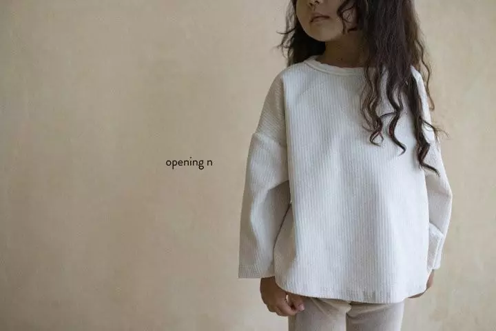 Opening & - Korean Children Fashion - #littlefashionista - Abell Veloure Tee - 7