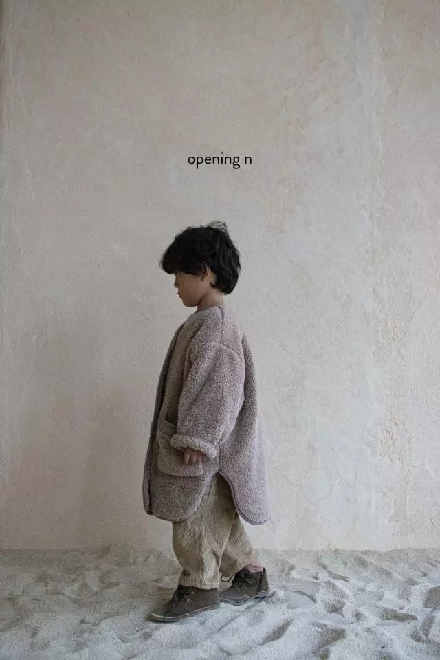 Opening & - Korean Children Fashion - #littlefashionista - Super Boa Cardigan - 6