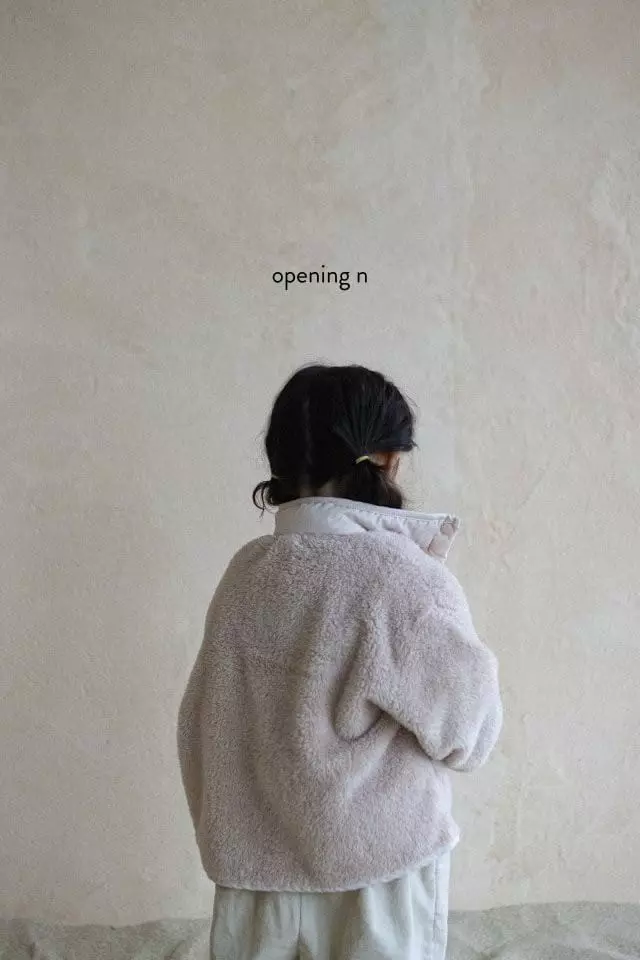 Opening & - Korean Children Fashion - #littlefashionista - Boa Cardigan - 5