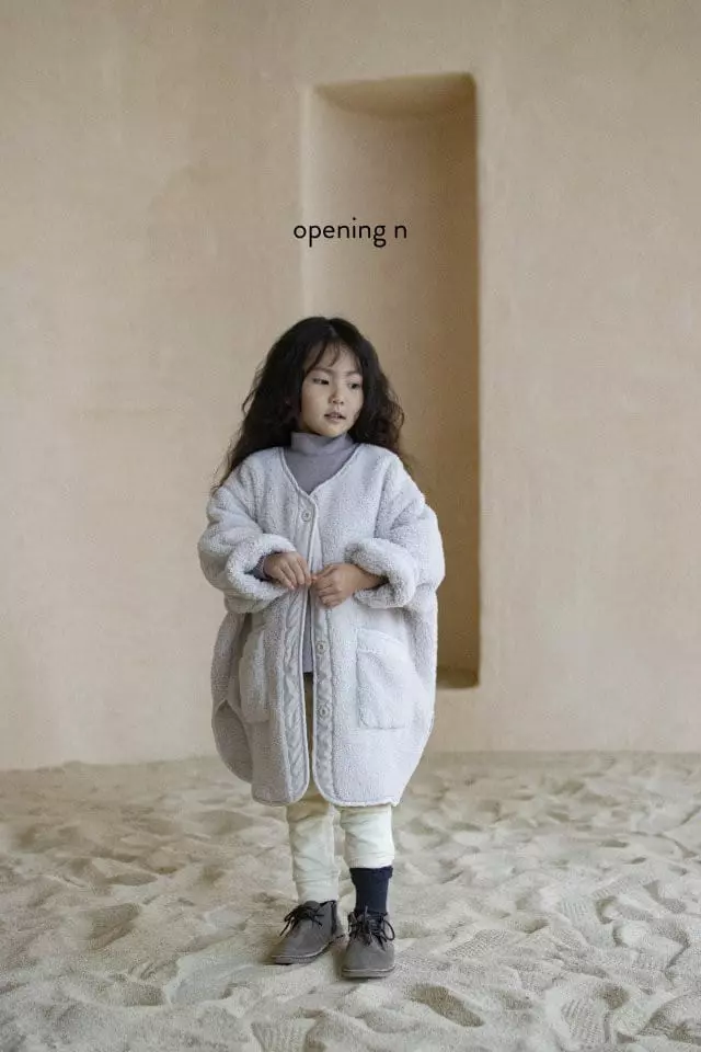 Opening & - Korean Children Fashion - #magicofchildhood - Super Boa Cardigan - 7
