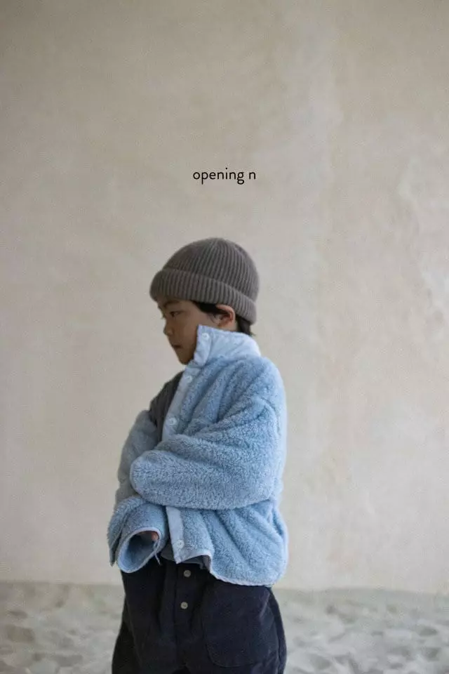 Opening & - Korean Children Fashion - #magicofchildhood - Boa Cardigan - 6