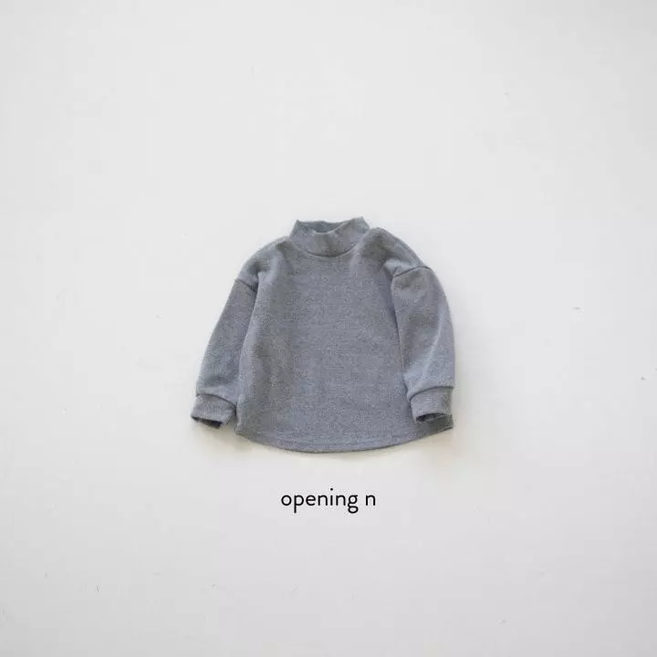 Opening & - Korean Children Fashion - #magicofchildhood - Bang Turtleneck Tee - 3