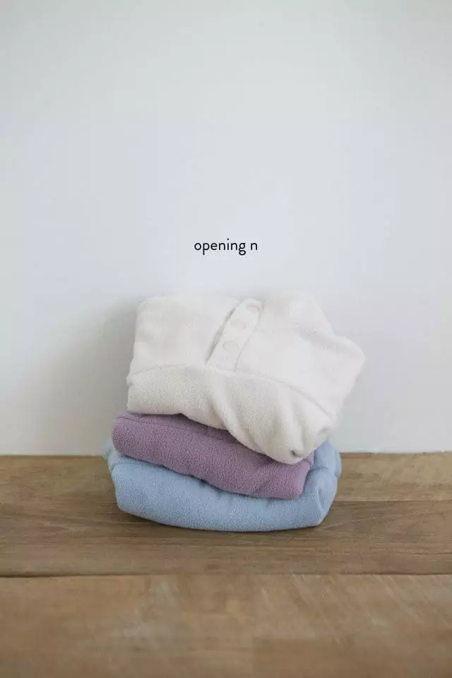 Opening & - Korean Children Fashion - #minifashionista - Warm leece Pull Up - 3