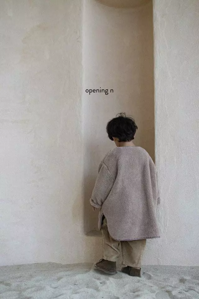 Opening & - Korean Children Fashion - #minifashionista - Super Boa Cardigan - 8