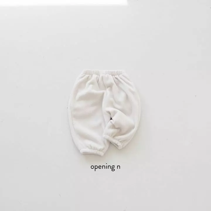 Opening & - Korean Children Fashion - #prettylittlegirls - Warm Fleece Pants - 3