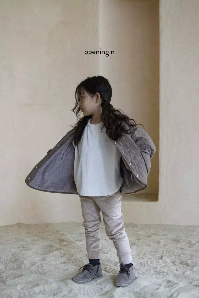 Opening & - Korean Children Fashion - #prettylittlegirls - Small Quilting Jacket - 12