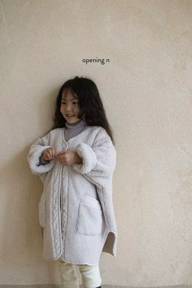 Opening & - Korean Children Fashion - #prettylittlegirls - Super Boa Cardigan - 9