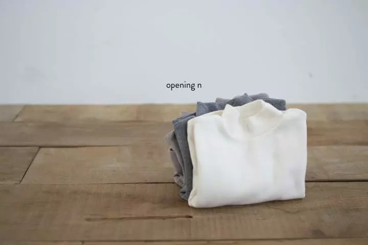 Opening & - Korean Children Fashion - #prettylittlegirls - Bang Turtleneck Tee - 5