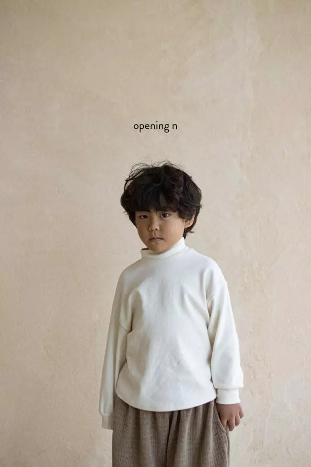 Opening & - Korean Children Fashion - #stylishchildhood - Bang Turtleneck Tee - 8
