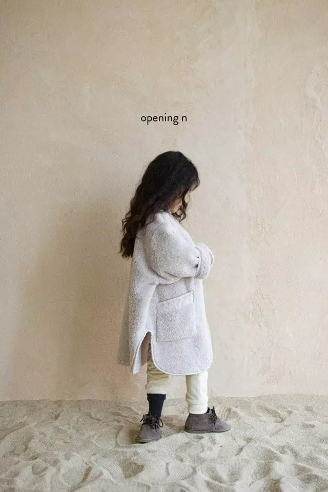 Opening & - Korean Children Fashion - #todddlerfashion - Super Boa Cardigan - 10