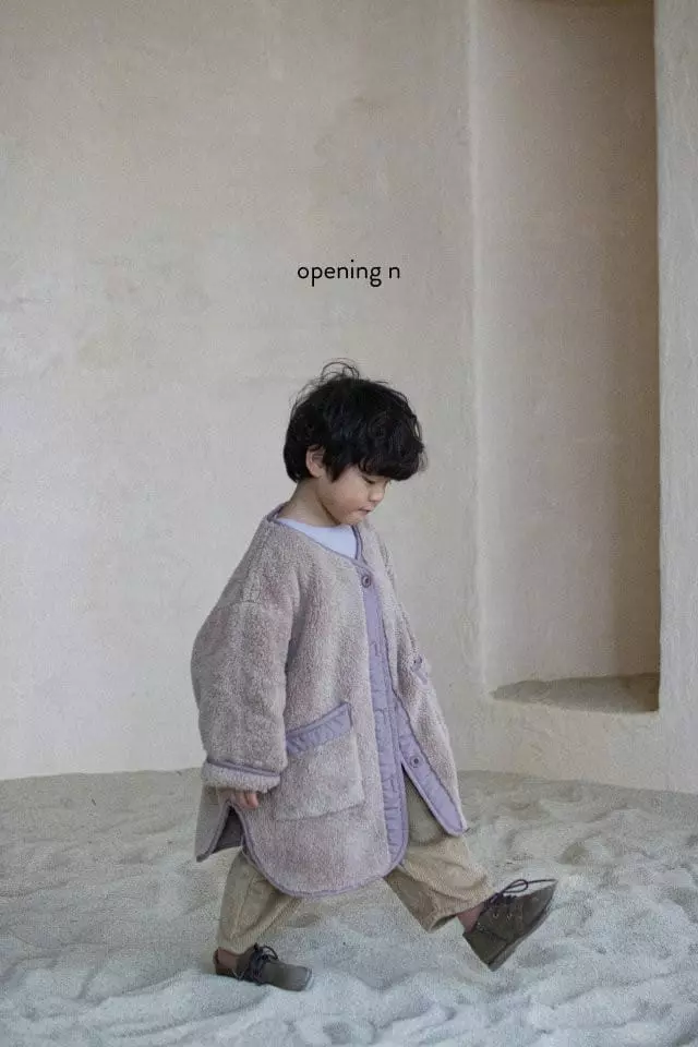 Opening & - Korean Children Fashion - #toddlerclothing - Super Boa Cardigan - 11