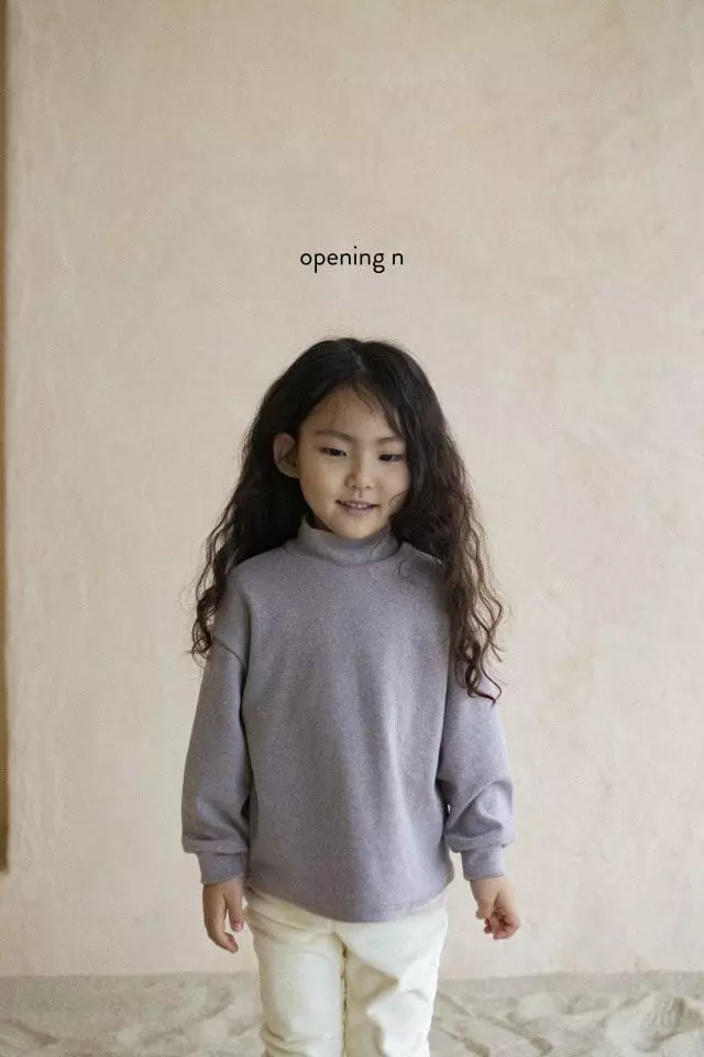 Opening & - Korean Children Fashion - #toddlerclothing - Bang Turtleneck Tee - 7