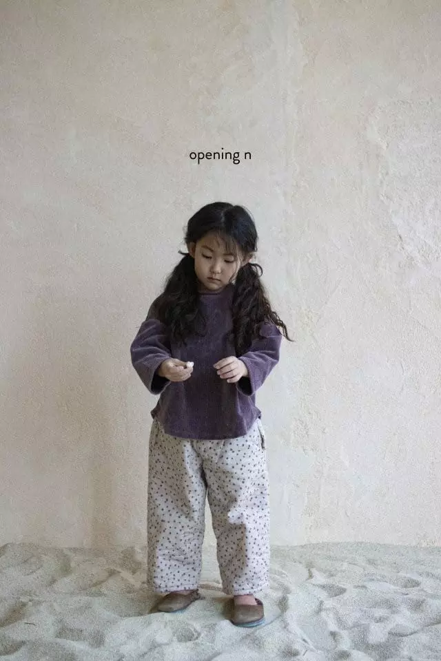 Opening & - Korean Children Fashion - #toddlerclothing - Mini F Pants - 6