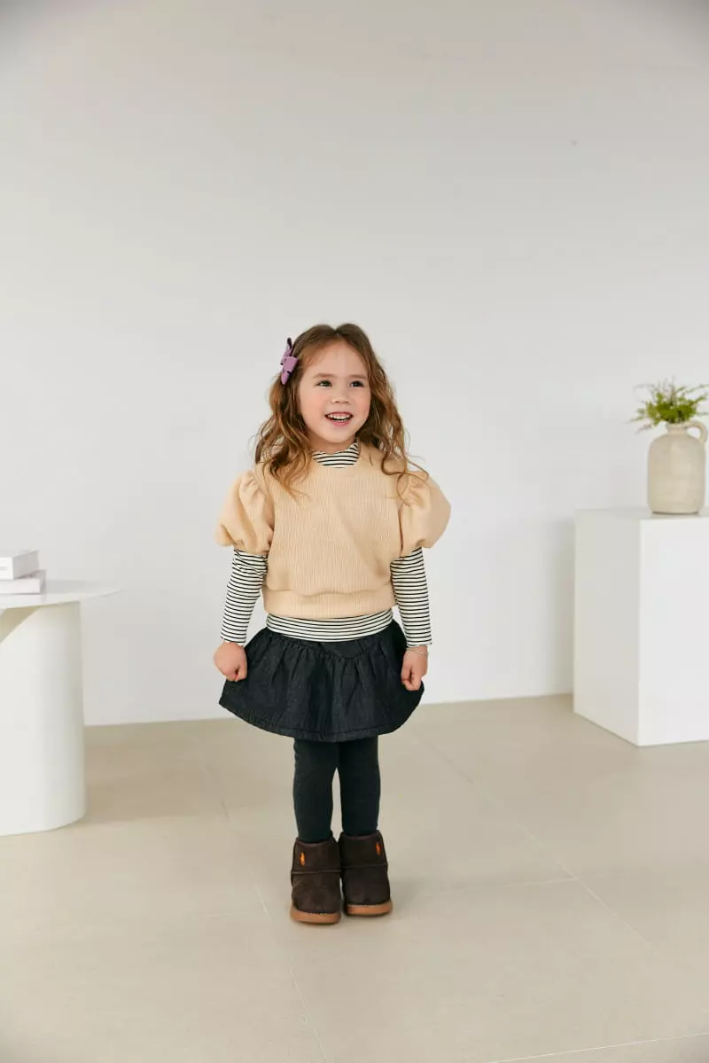 Orange Mom - Korean Children Fashion - #Kfashion4kids - Knit Vest - 6
