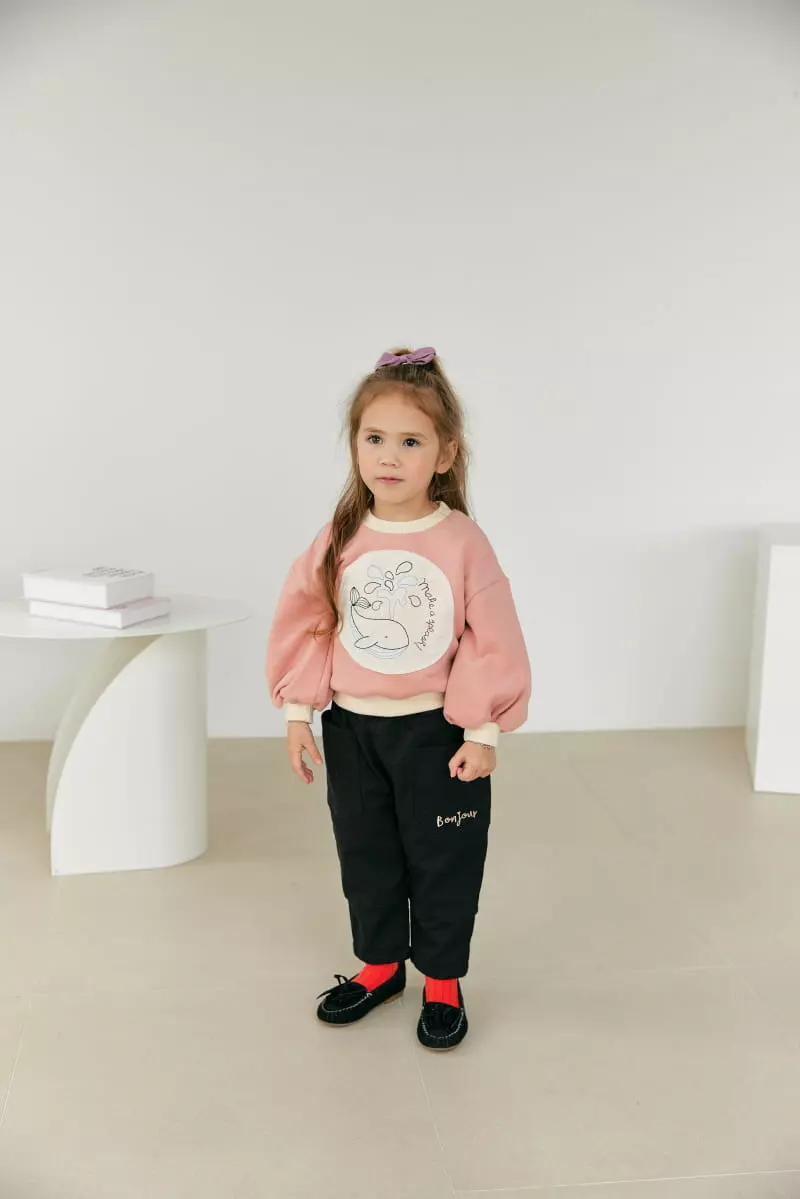 Orange Mom - Korean Children Fashion - #Kfashion4kids - Whale Embrodiery Tee - 3