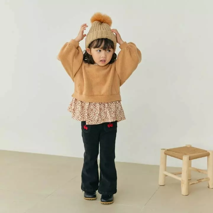 Orange Mom - Korean Children Fashion - #Kfashion4kids - Fleece Denim Span Pants  - 2