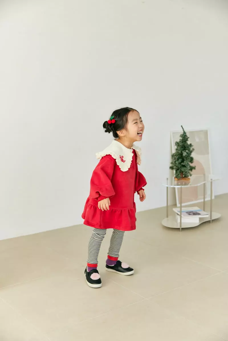 Orange Mom - Korean Children Fashion - #childofig - Big Eri One-piece - 5