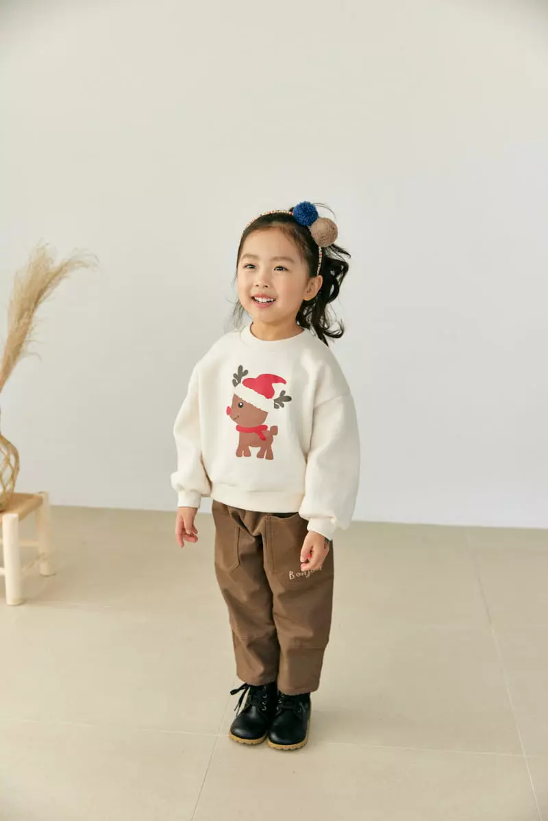 Orange Mom - Korean Children Fashion - #childofig - Rudolf Tee - 3