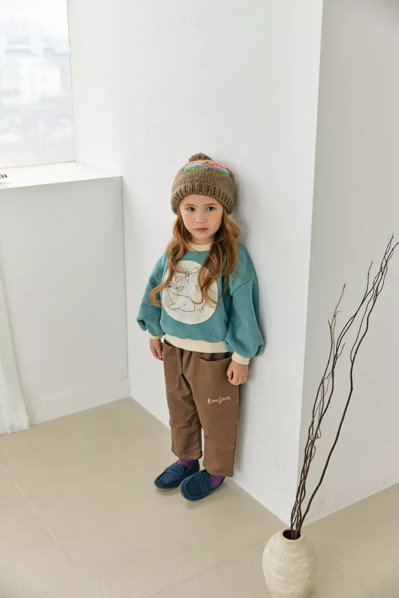 Orange Mom - Korean Children Fashion - #childrensboutique - Span Baggy Pants - 2