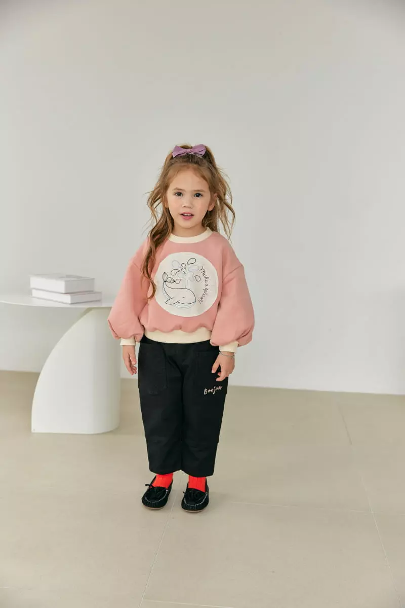 Orange Mom - Korean Children Fashion - #designkidswear - Span Baggy Pants - 3