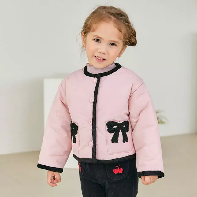 Orange Mom - Korean Children Fashion - #designkidswear - Ribbon Jacket