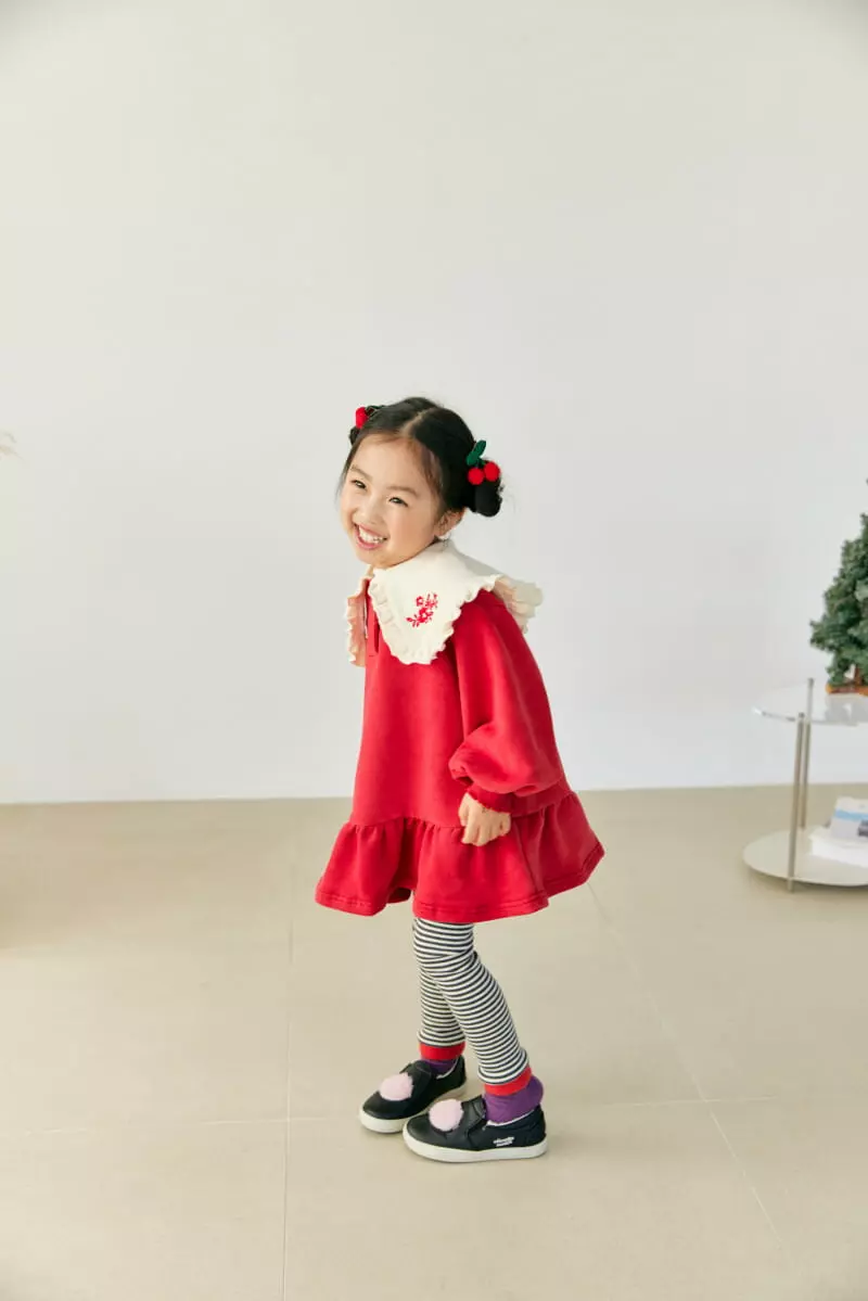Orange Mom - Korean Children Fashion - #fashionkids - Big Eri One-piece - 9