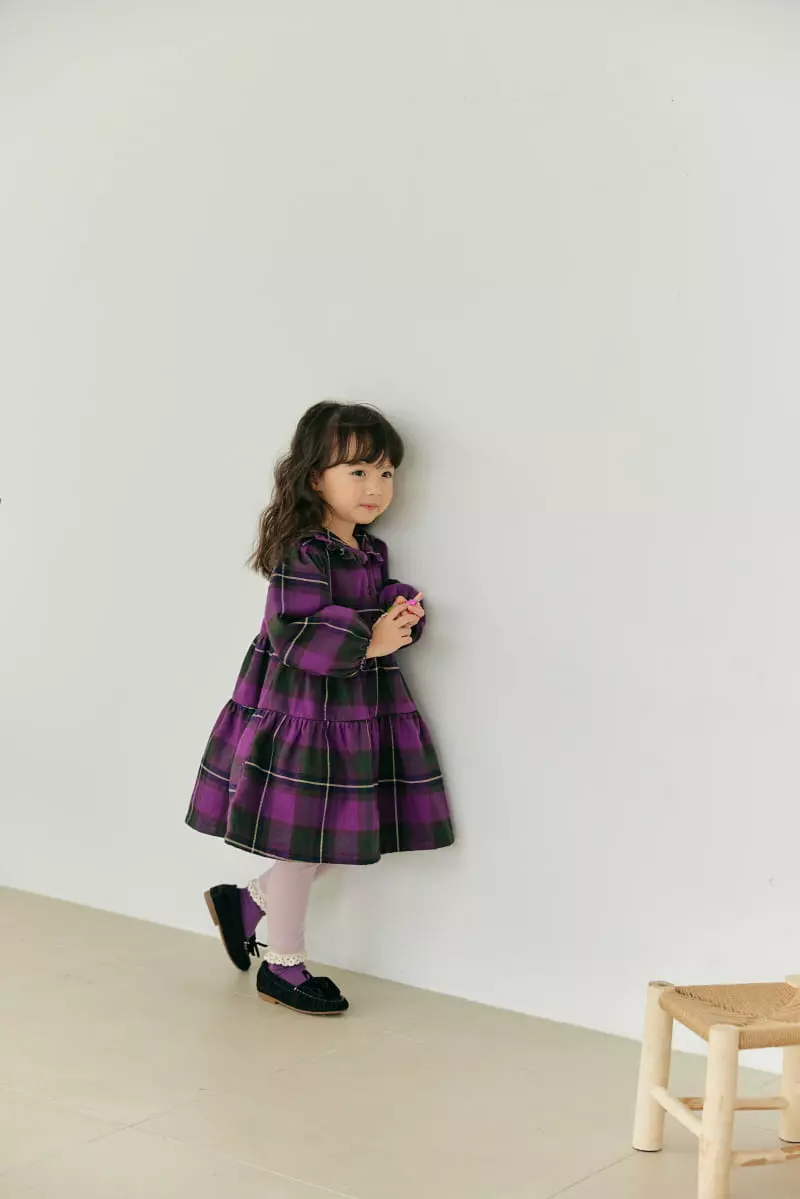 Orange Mom - Korean Children Fashion - #kidsshorts - Check Bonding One-piece - 7