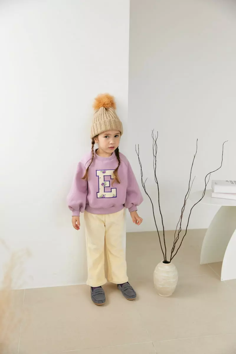 Orange Mom - Korean Children Fashion - #kidsstore - Applique Embrodiery Tee - 2