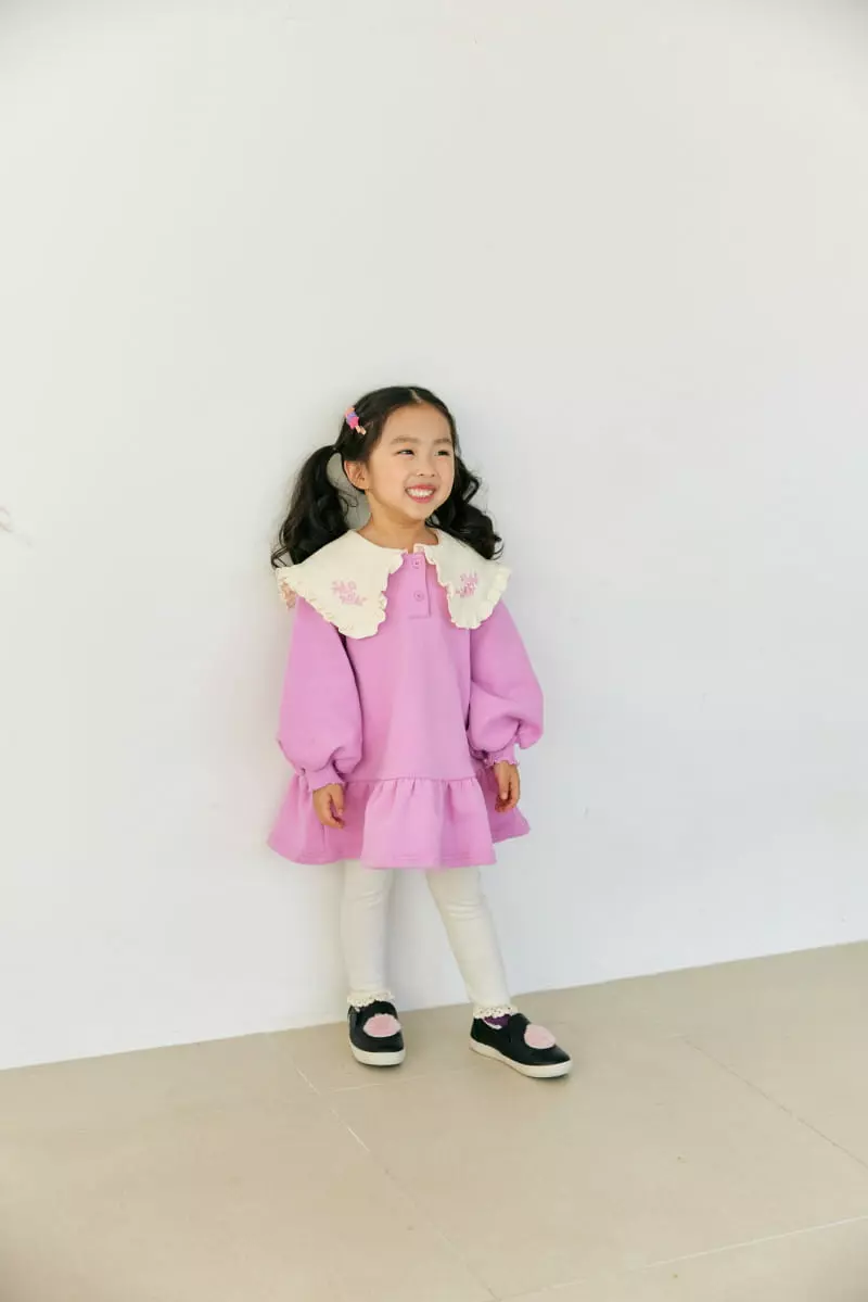 Orange Mom - Korean Children Fashion - #kidzfashiontrend - Big Eri One-piece - 12