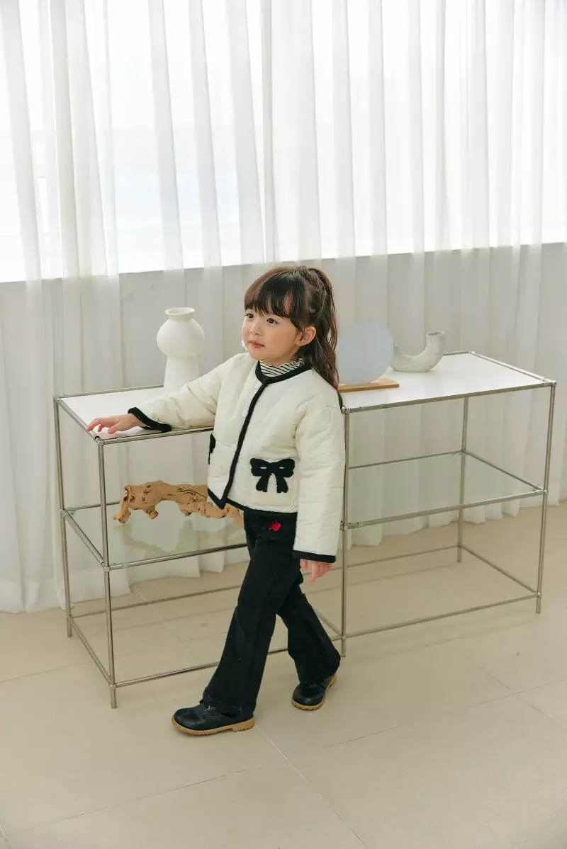 Orange Mom - Korean Children Fashion - #kidzfashiontrend - Ribbon Jacket - 6