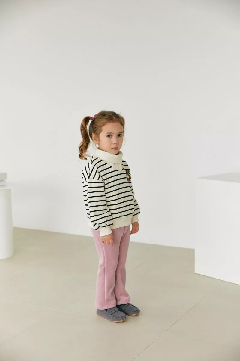 Orange Mom - Korean Children Fashion - #kidsstore - Stripes Sweatshirt - 4