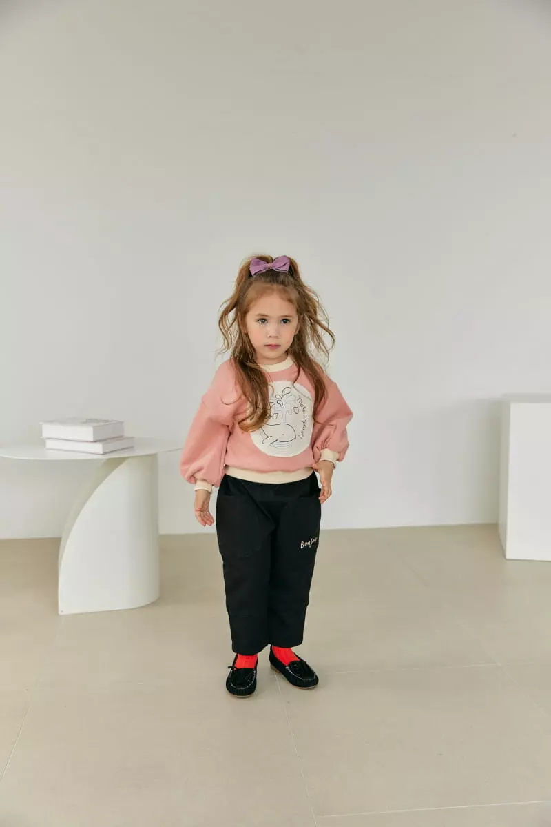Orange Mom - Korean Children Fashion - #Kfashion4kids - Whale Embrodiery Tee - 4