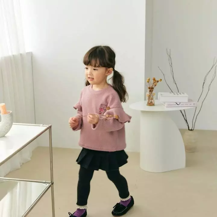 Orange Mom - Korean Children Fashion - #littlefashionista - Span Wrinkle Skirt